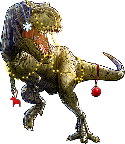 Tyrannosaurus Rex Christmas